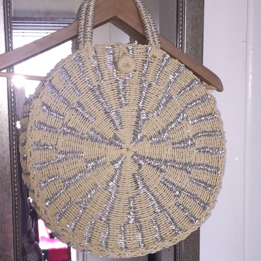 Circle straw bag from NY&C